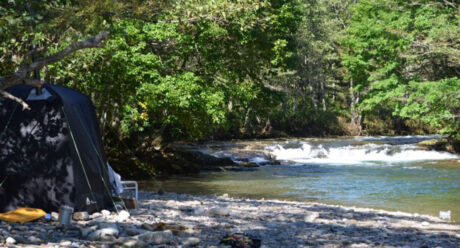 Sorachi River source tent sauna
